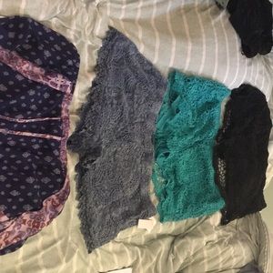 Four pairs of shorts, selling together